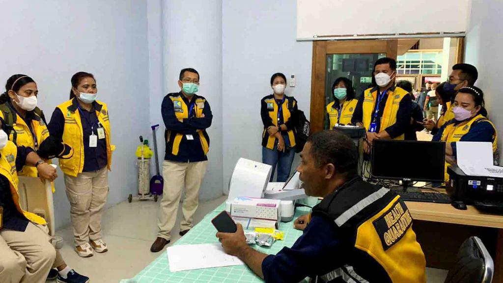 Kegiatan Tim Protokol Kesehatan (Tim Medikal, Tim Pengendalian Vektor dan Tim P3K) pada KTT ASEAN SUMMIT Labuan Bajo - NTT