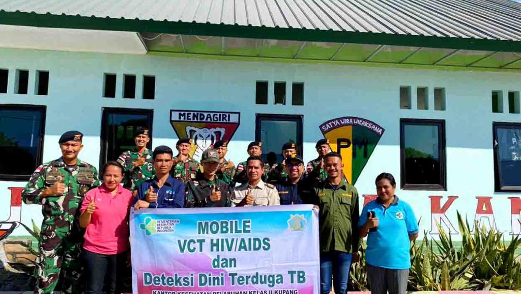 Deteksi Dini Terduga TB dan Mobile VCT HIV/AIDS di Wilayah Kerja PLBN Wini - Kab. TTU