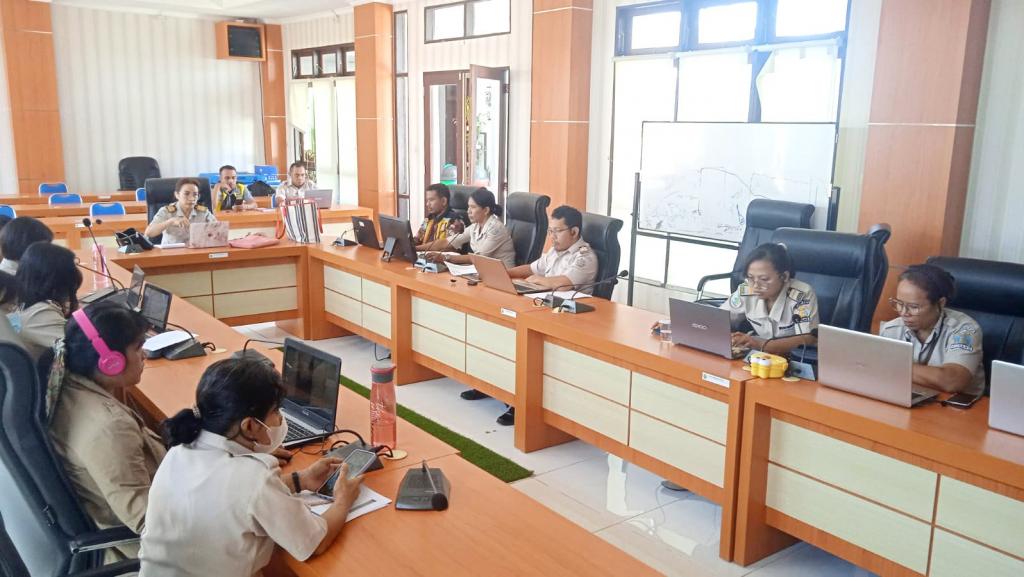 RAPAT PENYUSUNAN DAN PENGISIAN RENCANA KEBUTUHAN SDMK PADA APLIKASI RENBUT KKP KELAS II KUPANG TAHUN 2024