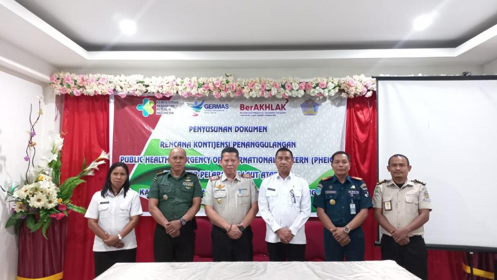 Penyusunan Dokumen Renkon Penanggulangan Kedaruratan Kesehatan Masyarakat Yang Meresahkan Dunia (KKM-MD) Di Wilker Atapupu