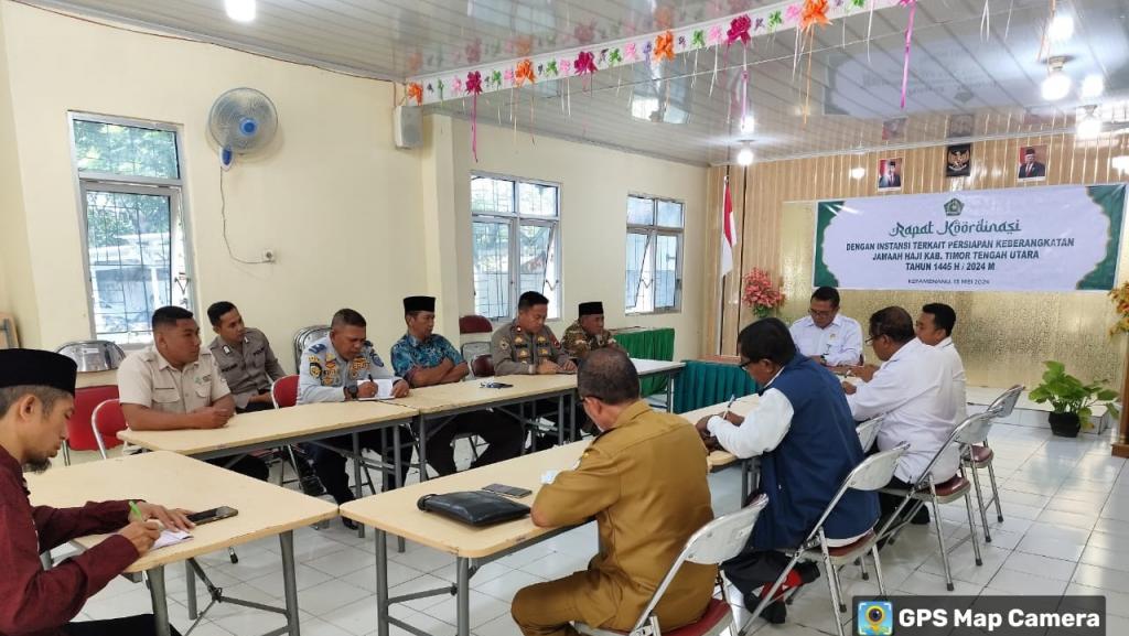 Rapat Koordinasi Dengan Instansi Terkait Persiapan Keberangkatan Jamaah Haji Kebupaten TTU
