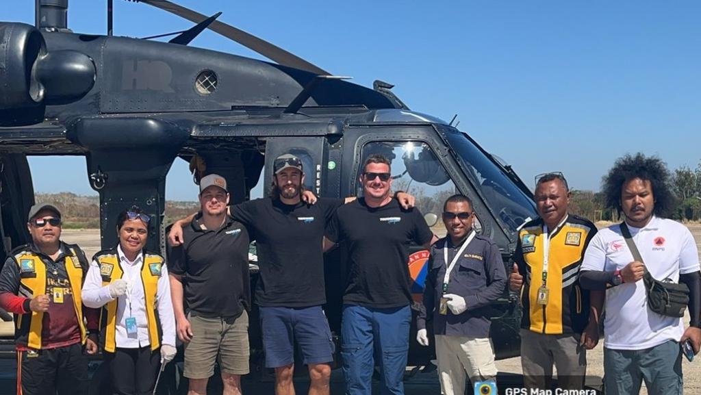 Kegiatan Pengawasan dan Pemeriksaan Helikopter di Bandara El Tari Kupang