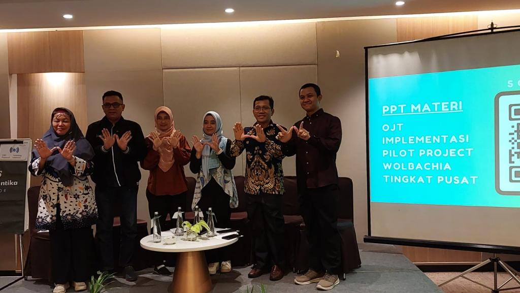 Balai Kekarantinaan Kesehatan Kelas I Kupang Sampaikan Update Pilot Project Wolbachia pada OJT Tingkat Pusat 2024