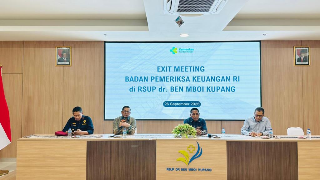 BKK Kupang Hadiri Exit Meeting BPK di RSUP dr. Ben Mboi Kupang
