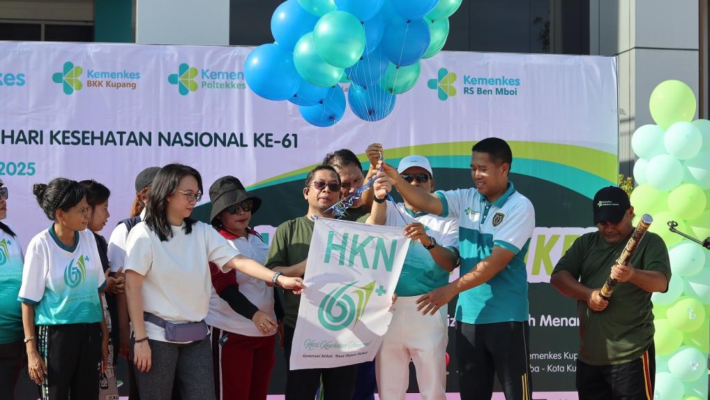 Fun Walk dan Senam Zumba: Aksi Kolaboratif UPT Kemenkes Kupang