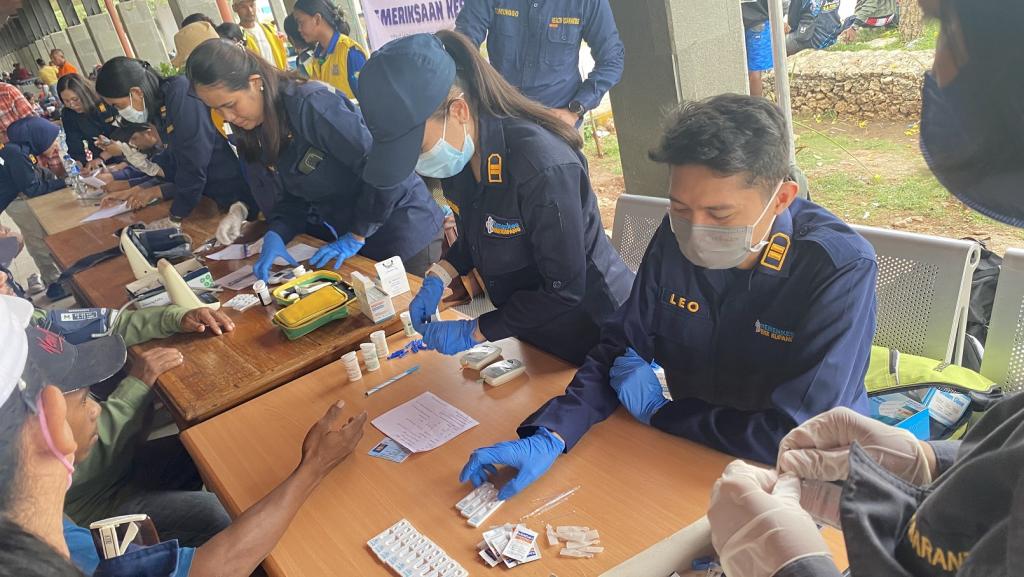 Cek Kesehatan Gratis dan Survei Migrasi Malaria di Pelabuhan Laut Tenau