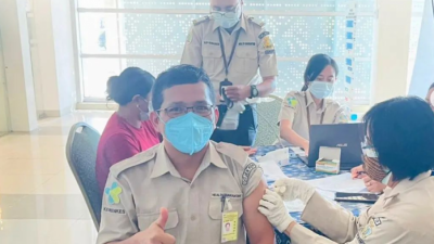 Kantor Kesehatan Pelabuhan Kelas II Kupang melaksanakan Vaksin Covid 19 Booster yang ke 2