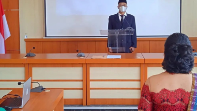 Pelantikan Jabatan Fungsional Kesehatan di Lingkungan KKP Kelas II Kupang serta KKP kelas I Makasar, dan BTKLPP Kelas I Medan