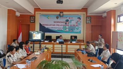 Balai Kekarantinaan Kesehatan Kelas I Kupang Gelar Workshop Penguatan Pelayanan Publik