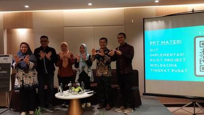 Balai Kekarantinaan Kesehatan Kelas I Kupang Sampaikan Update Pilot Project Wolbachia pada OJT Tingkat Pusat 2024