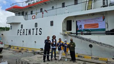 BKK Kupang Lakukan Fumigasi Kapal KM Sabuk Nusantara 73 di Pelabuhan Laut Tenau