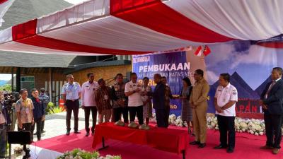 BKK Kupang Hadiri Peresmian Jalur Perlintasan Darat RI - RDTL Melalui PLBN Napan dan Border Post Oesilo