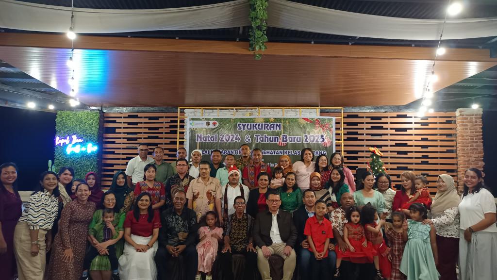 Syukuran Natal 2024 dan Tahun Baru 2025 Balai Kekarantinaan Kesehatan Kelas I Kupang